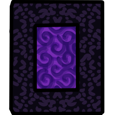 a minecraft nether portal.